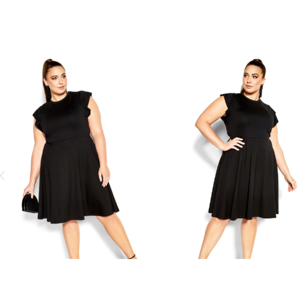 City Chic Dress Size 14 - Picture 9 of 10